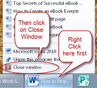 Force Quit Program Windows Vista